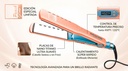 BaBylissPRO® Plancha PEACH GLOW VENTED 1 ½ Nano Titanium (AZUL Y MELOCOTON) 4093