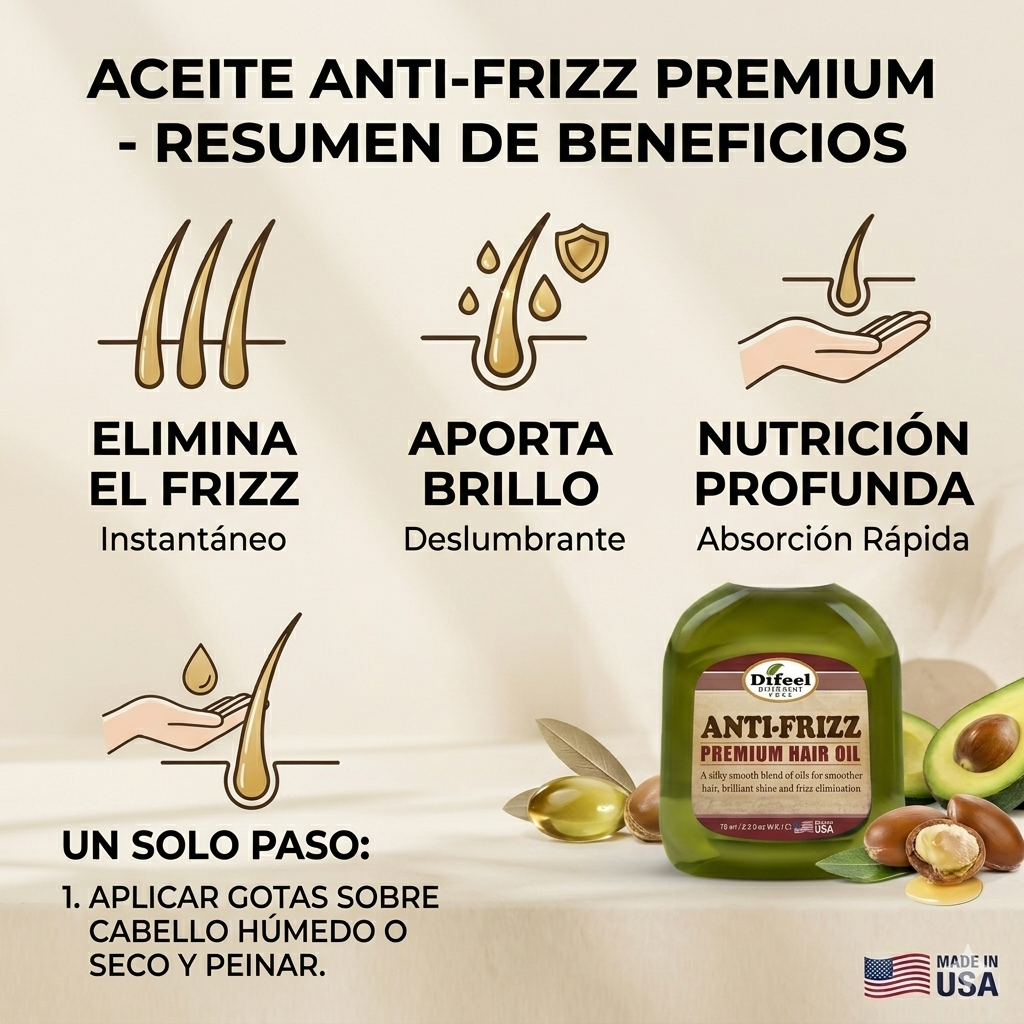 Premium Hair Oil Anti-Frizz 75 ml