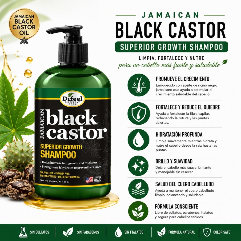 Jamaican Black Castor Shampoo 12 oz