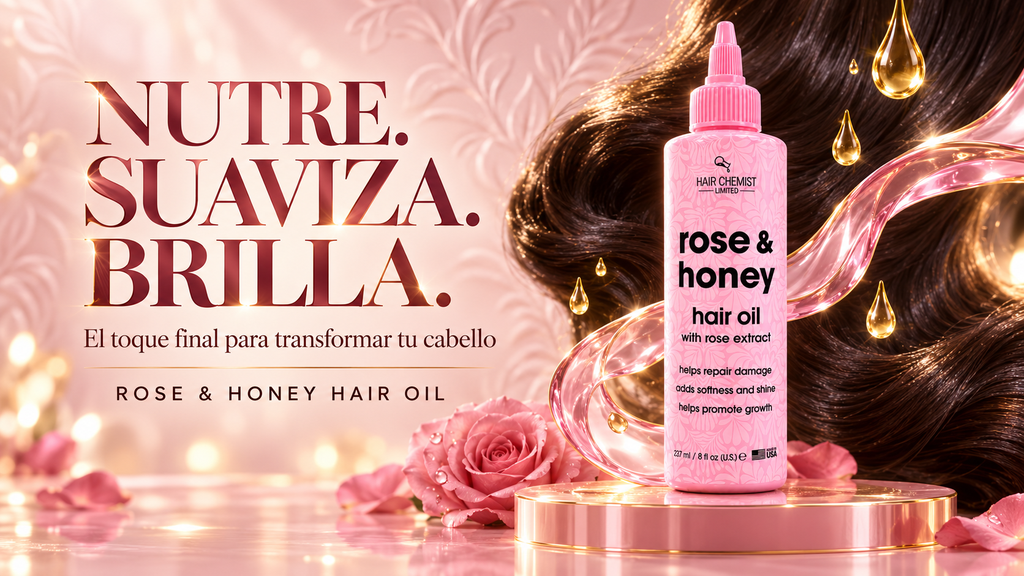 ROSE HONEY HAIR OIL 8 oz.