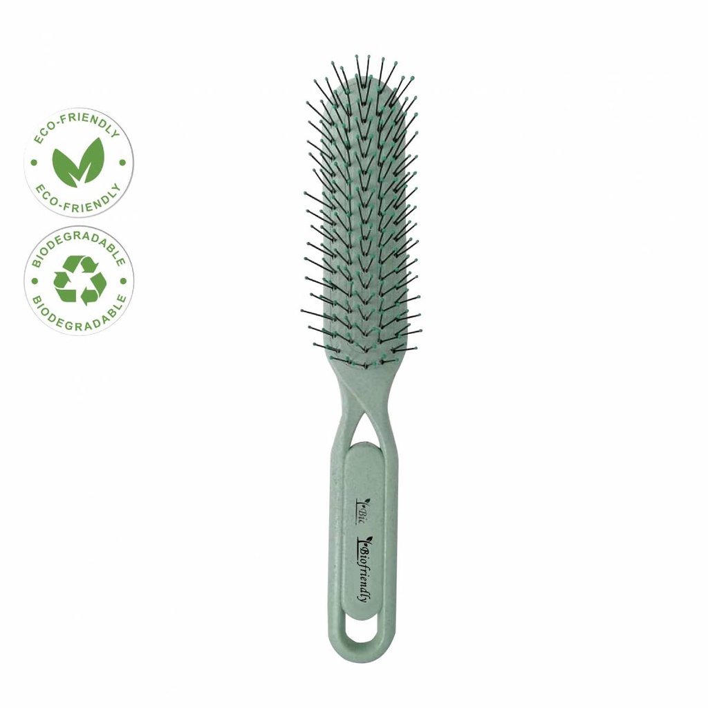 CEPILLO BIOFRIENDLY V-SHAPED BRISTLES NARROW GREEN