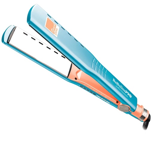 [BNTPEB4093UX] BaBylissPRO® Plancha PEACH GLOW VENTED 1 ½ Nano Titanium (AZUL Y MELOCOTON) 4093