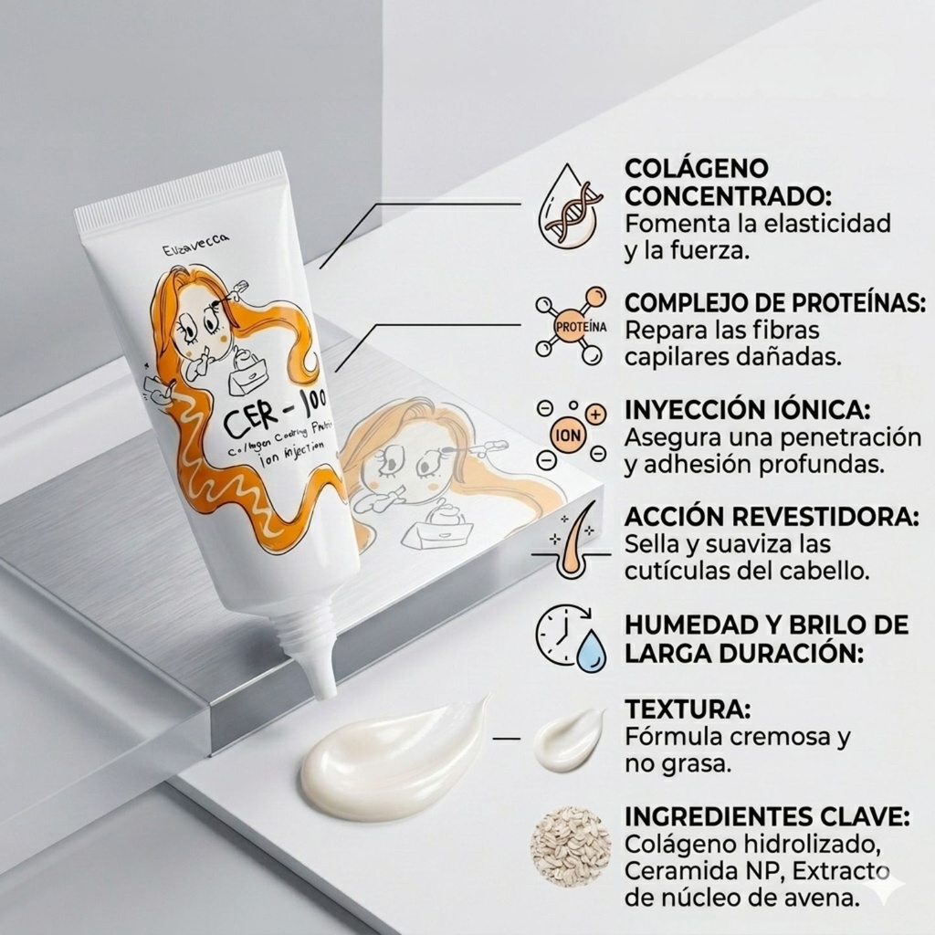 CER-100 Collagen Coating Protein Ion Injection 50ml