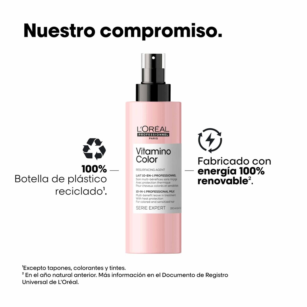 VITAMINO COLOR TRATAMIENTO LEAVE IN 10 EN 1 190 ML