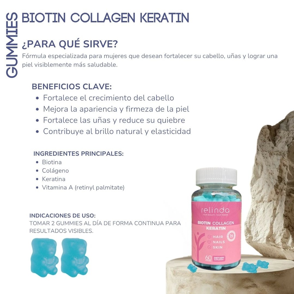 Gumías Biotin Collagen Keratin
