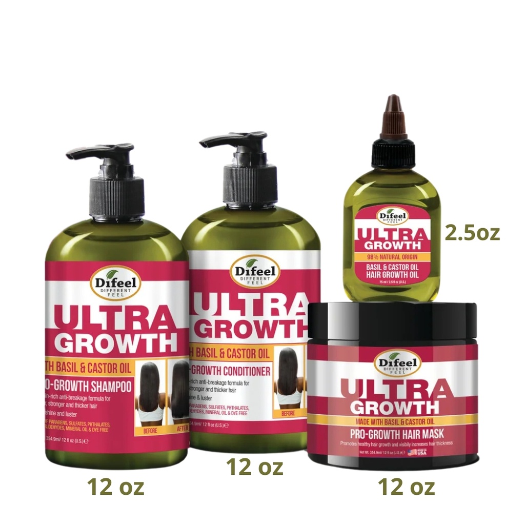 Ultra Growth 98% Nat Sha12 + Cond12 + Oil + Mask Kit