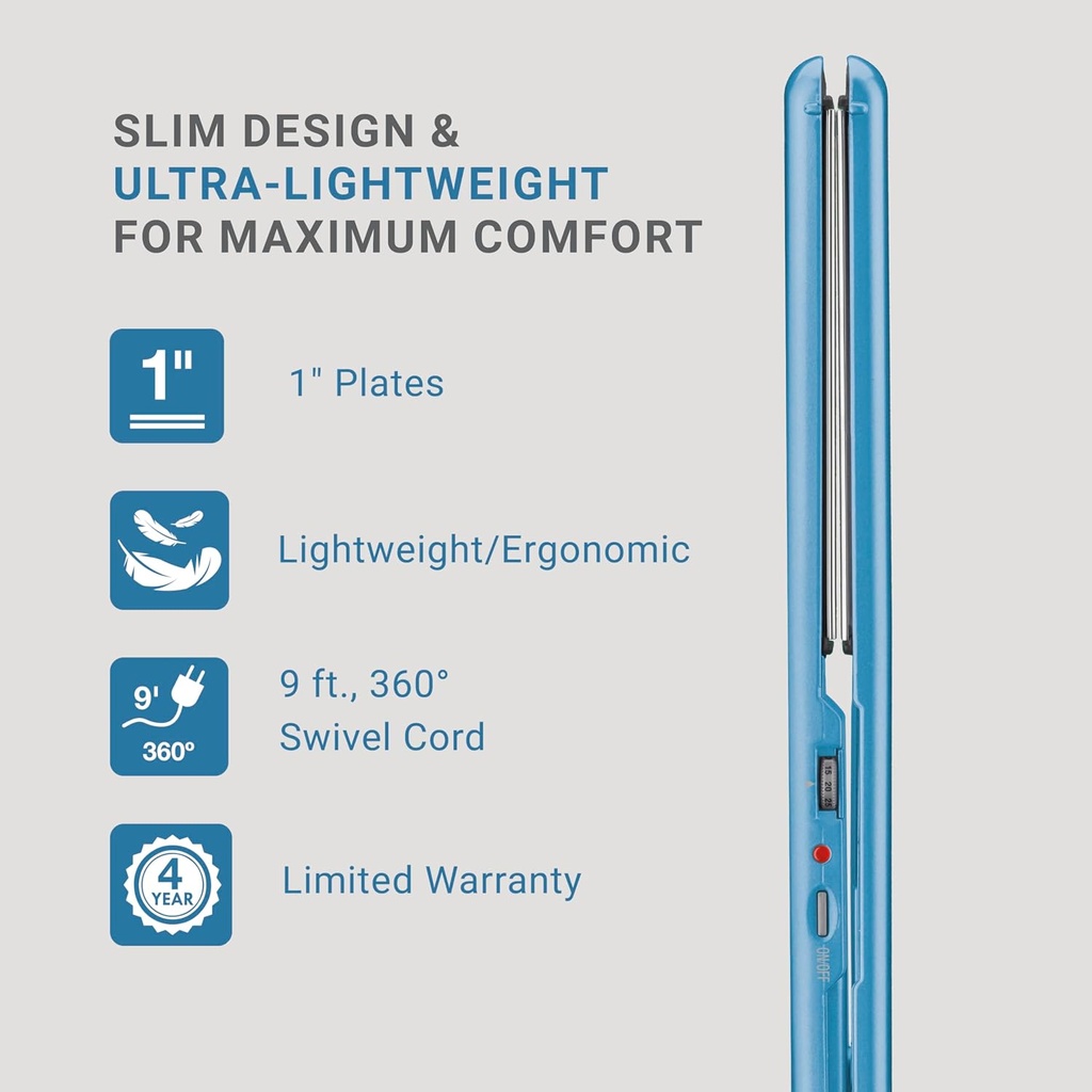 BaBylissPRO® Plancha Nano Titanium 1½´ Ultra-Thin 4072