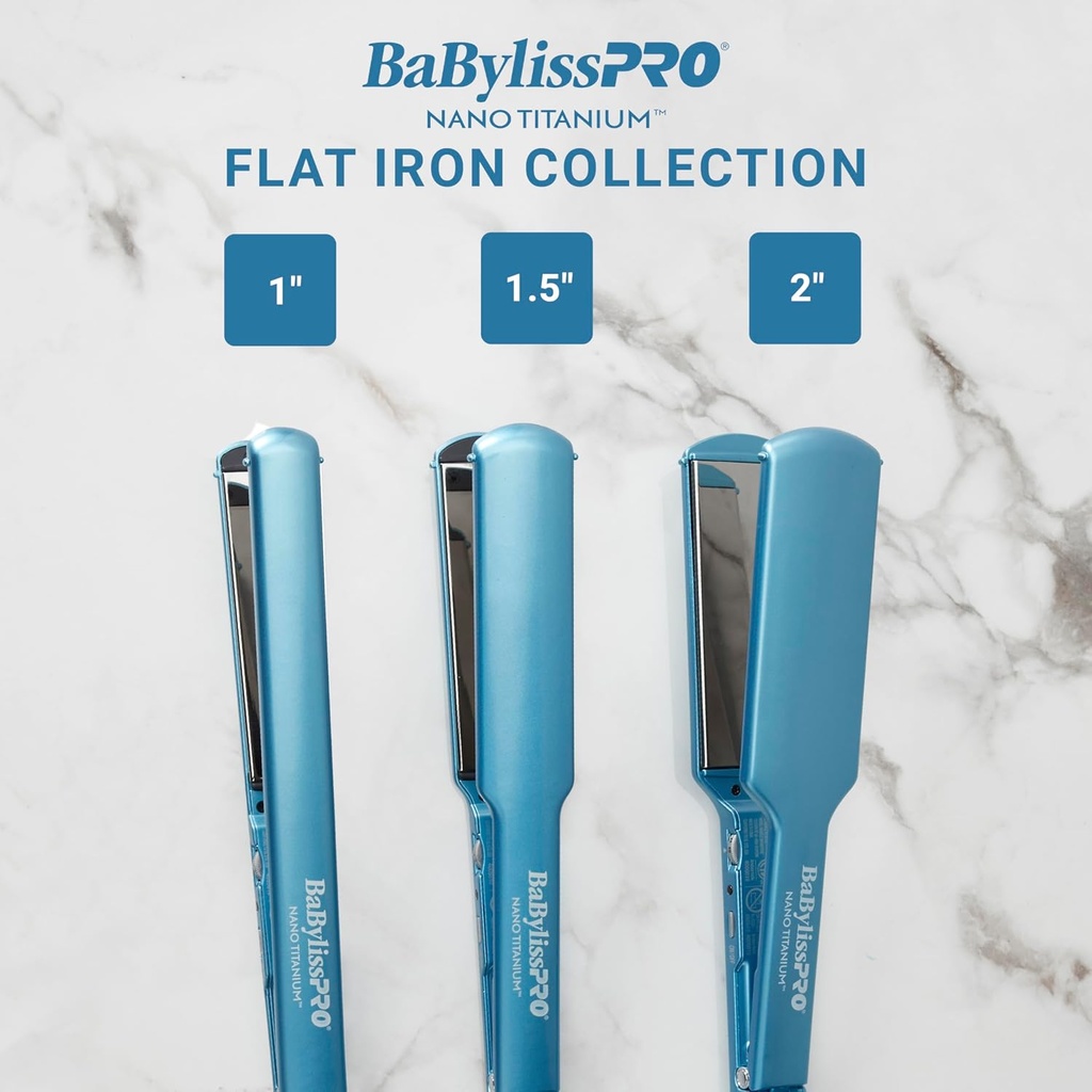 BaBylissPRO® Plancha Nano Titanium 1´ Ultra-Thin 4072