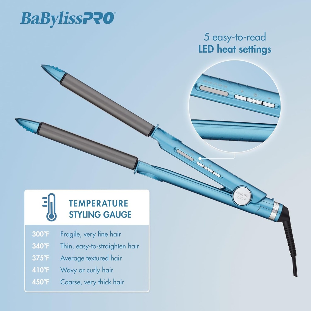BaBylissPRO® Plancha U-STYLER 1" Nano Titanium 4061