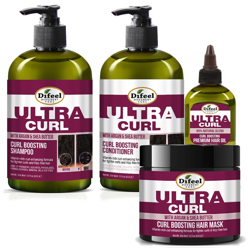 Ultra Curl Boosting Sha12 + Con12 + Oil + Mask Kit