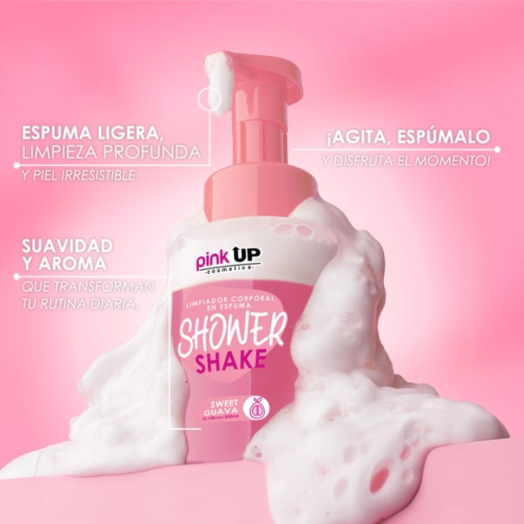 LIMPIADOR CORPORAL ESPUMOSO SHOWER SHAKE PINK SCENT 300ml