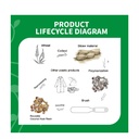 CEPILLO BIOFRIENDLY V-SHAPED BRISTLES NARROW NATURAL