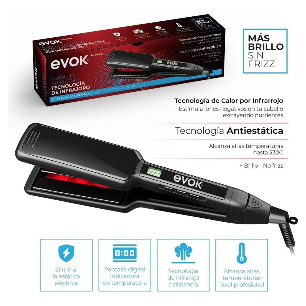 PLANCHA DE CABELLO 2"