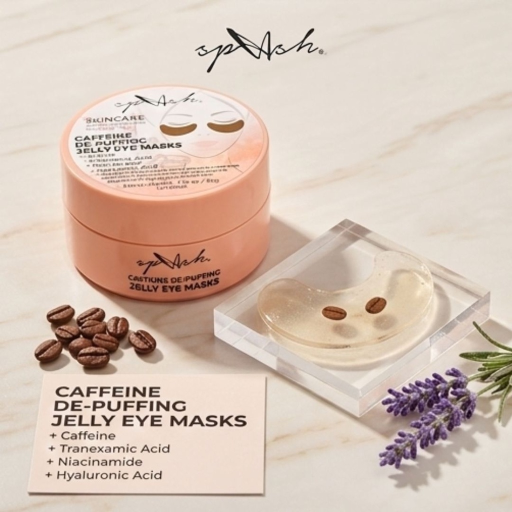 Parches de gelatina Cafeina para ojos Splash Skincare