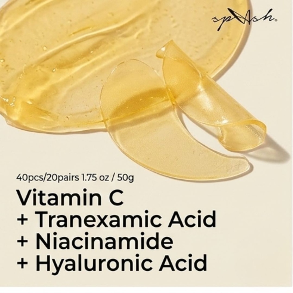 Parches de gelatina Vitamina C para ojos Splash Skincare