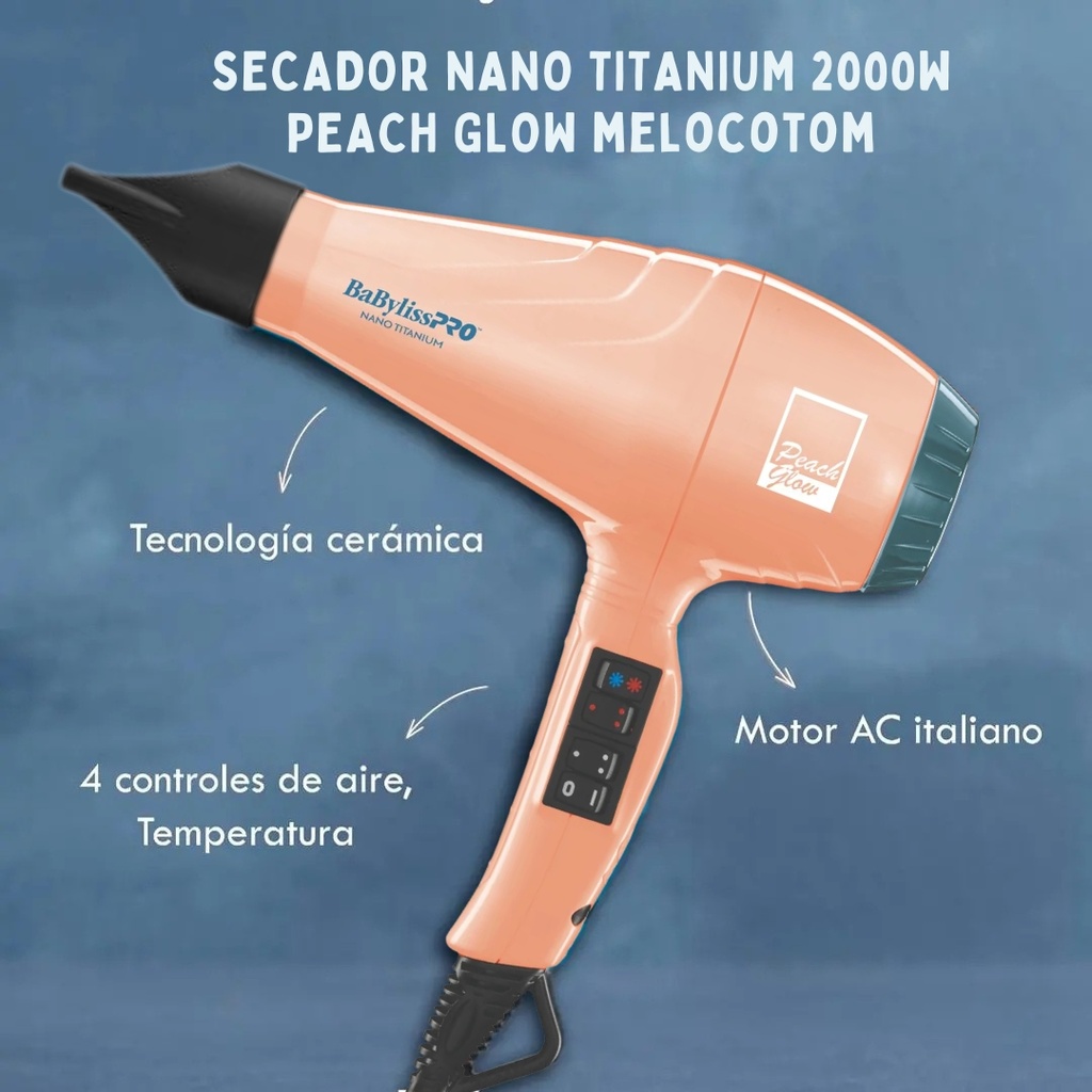 BaBylissPRO® Blower PEACH GLOW (MELOCOTON)