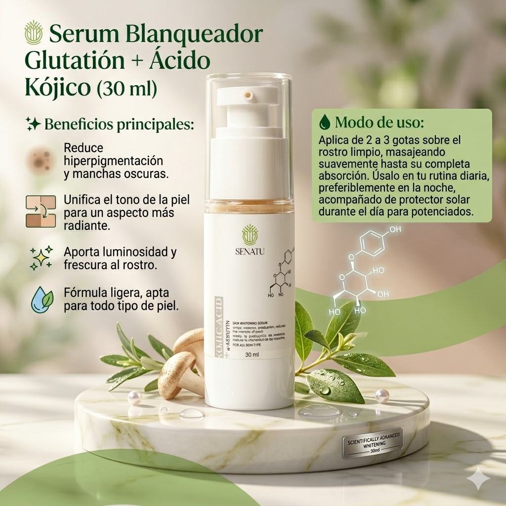 Gel Despigmentante Ácido Kójico + α-Arbutina