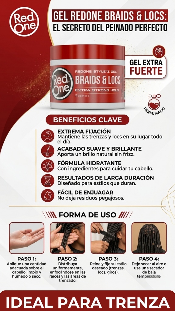 STYLE´Z GEL BRAIDS & LOCS SCENTED 475ML