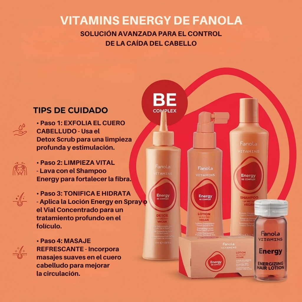 VITAMINS ENERGY SHAMPOO ENERGIZING 350ML