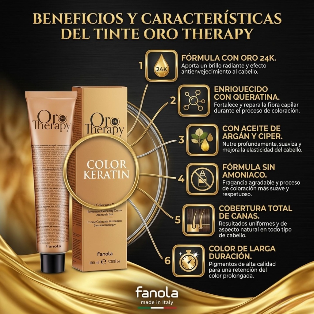 Tinte Oro Therapy 6.13  -  CENIZA DORADO