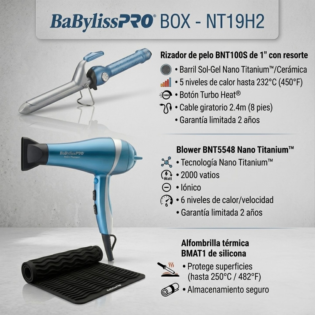 BaBylissPRO® PACK Collection RED CARPET Nano Titanium™