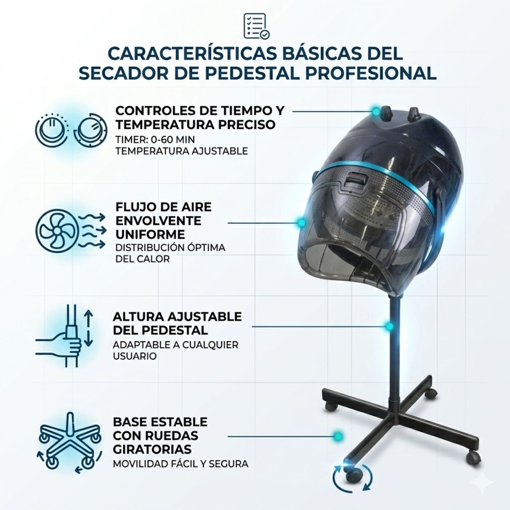 SECADOR NEGRO CON VISERA