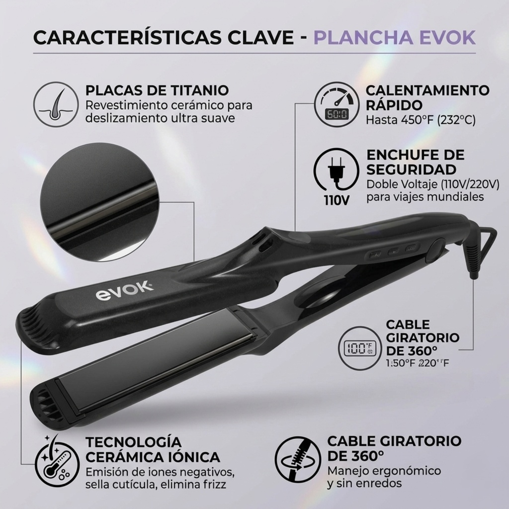 PLANCHA CABELLO