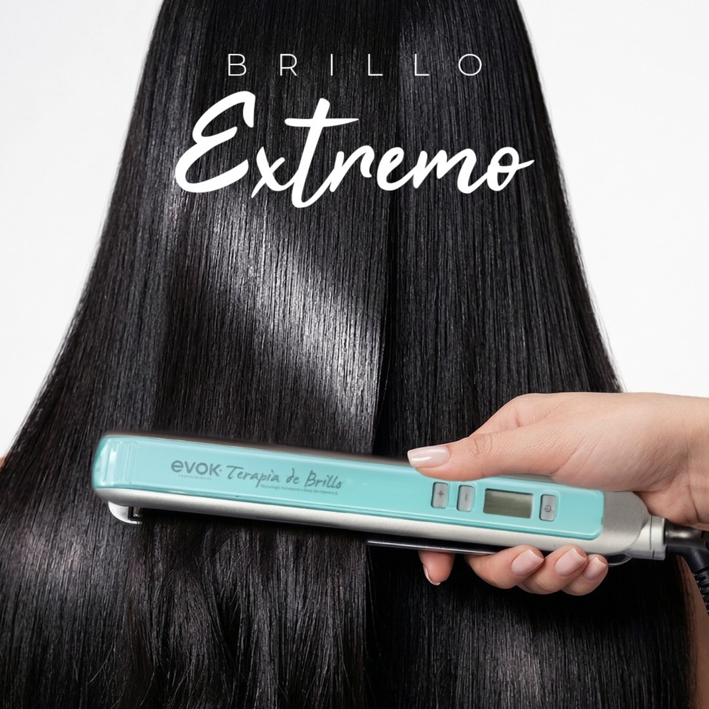 PLANCHA PARA CABELLO TERAPIA DE BRILLO