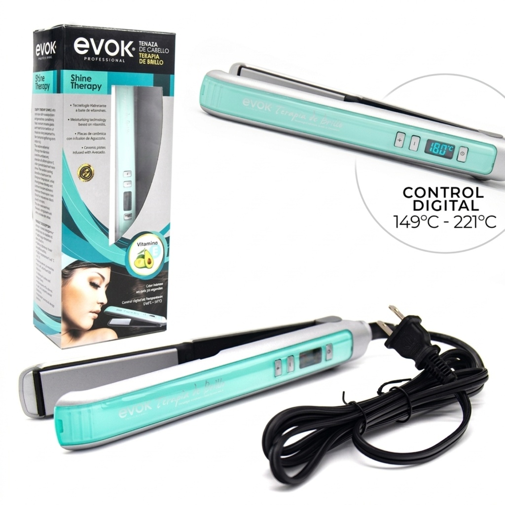 PLANCHA PARA CABELLO TERAPIA DE BRILLO