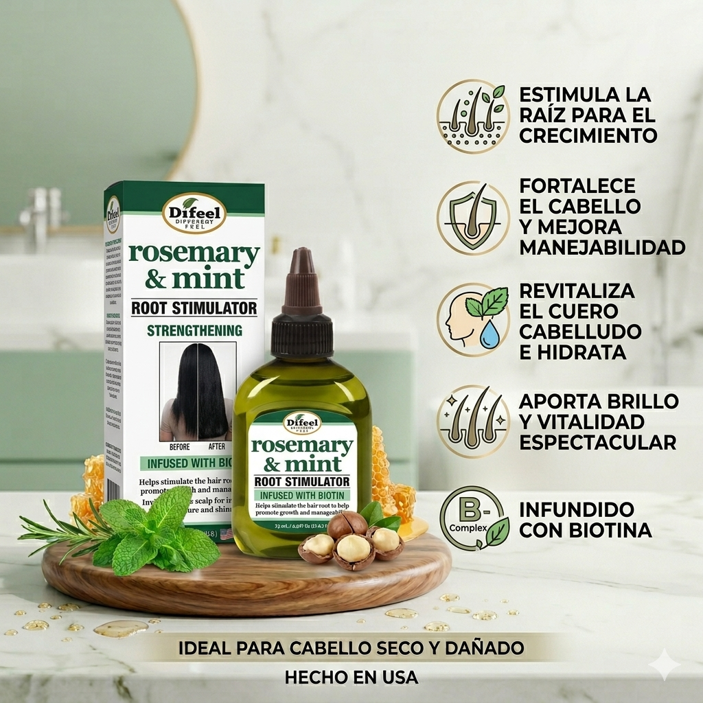 Linea Difeel Rosemary Mint Fortalezimiento