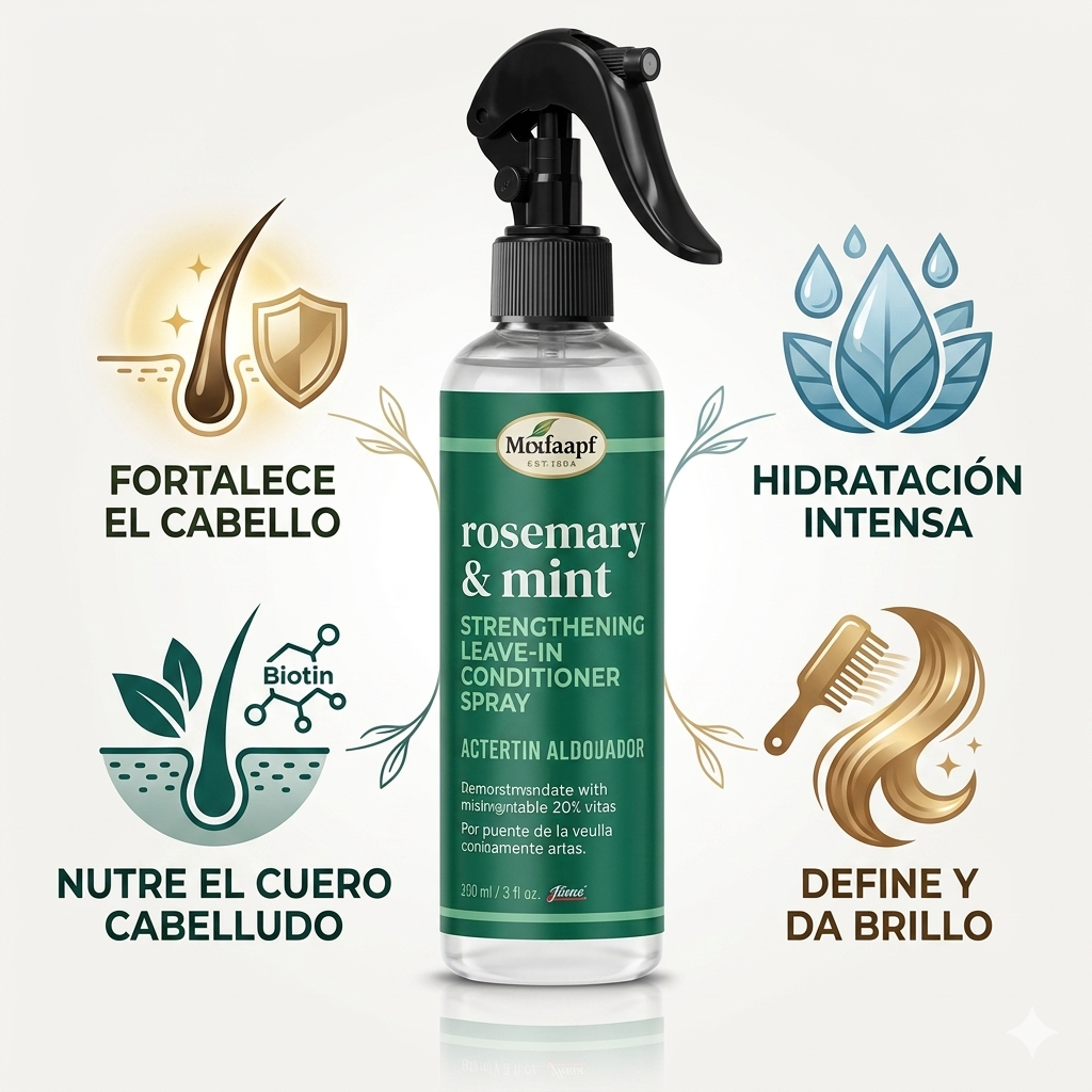 Rosemary Mint Strengthening Leave-in Spray 6 oz