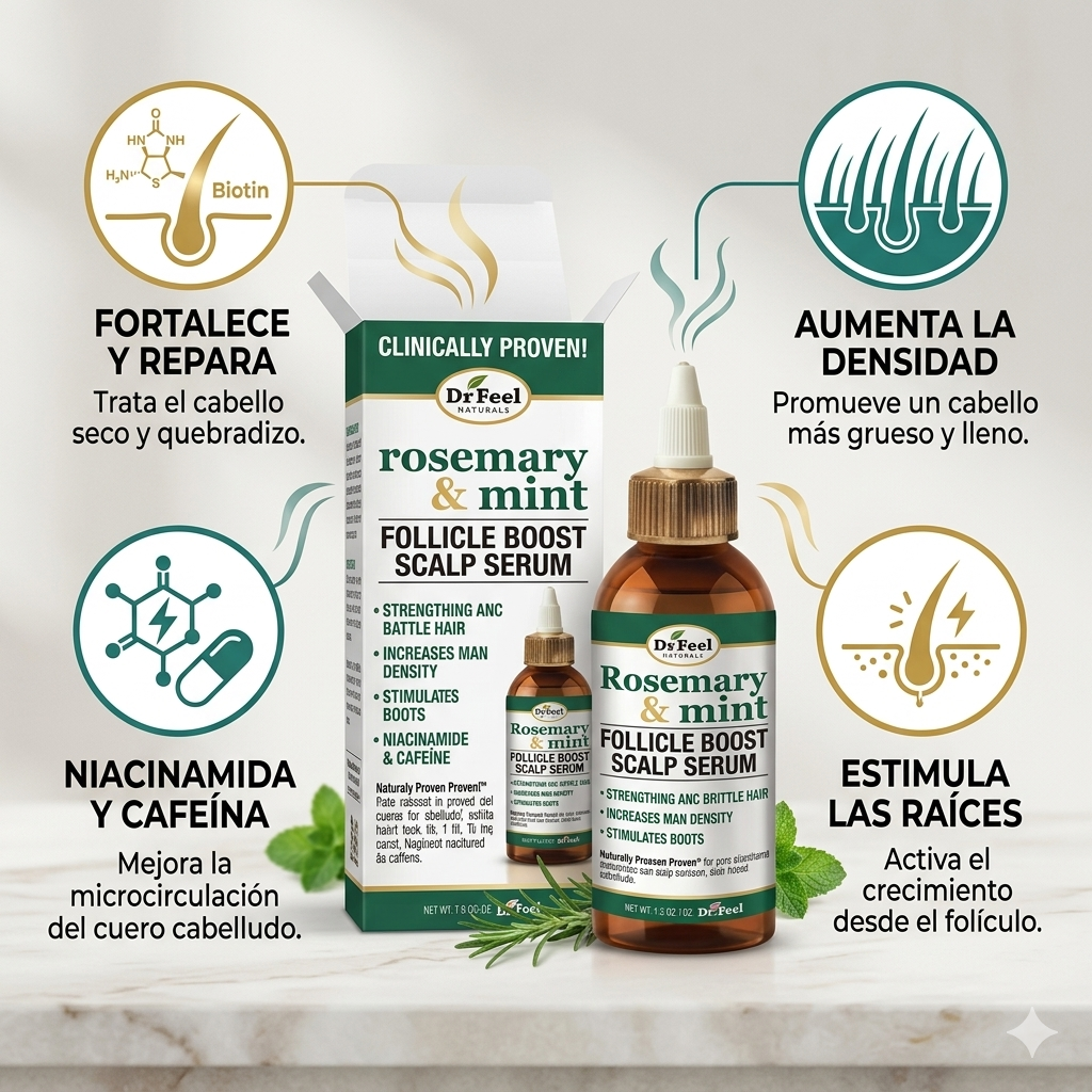 Rosemary & Mint Follicle Boost Scalp Serum 4 oz.