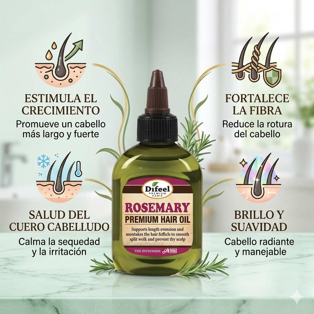 Premium Natural Hair Oil Rosemary 75 ml