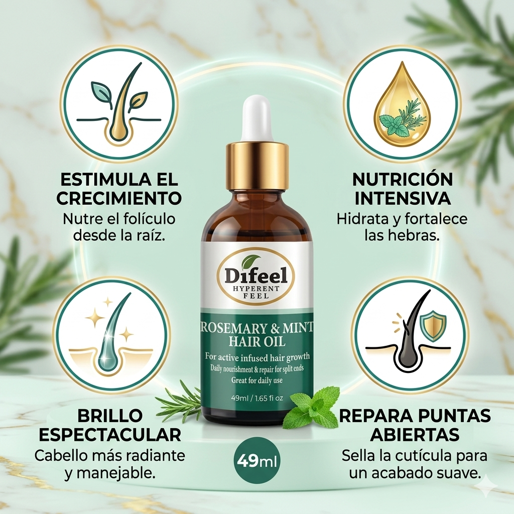 Rosemary Mint Hair Hair Oil 49 ml