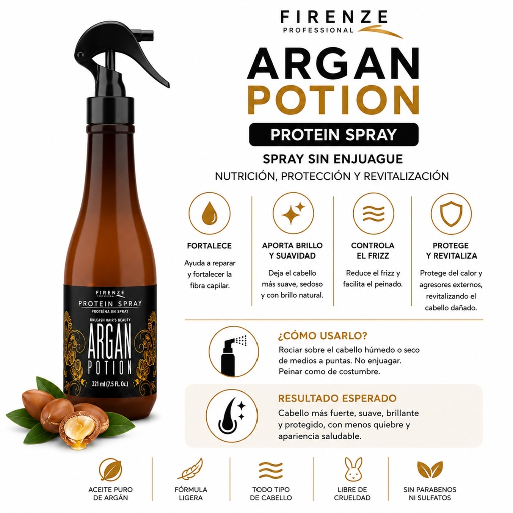 ARGAN POTION PROTEINA SPRAY 221ML