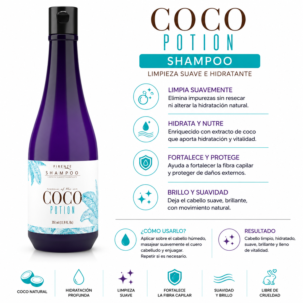 COCO POTION SHAMPOO 351ML
