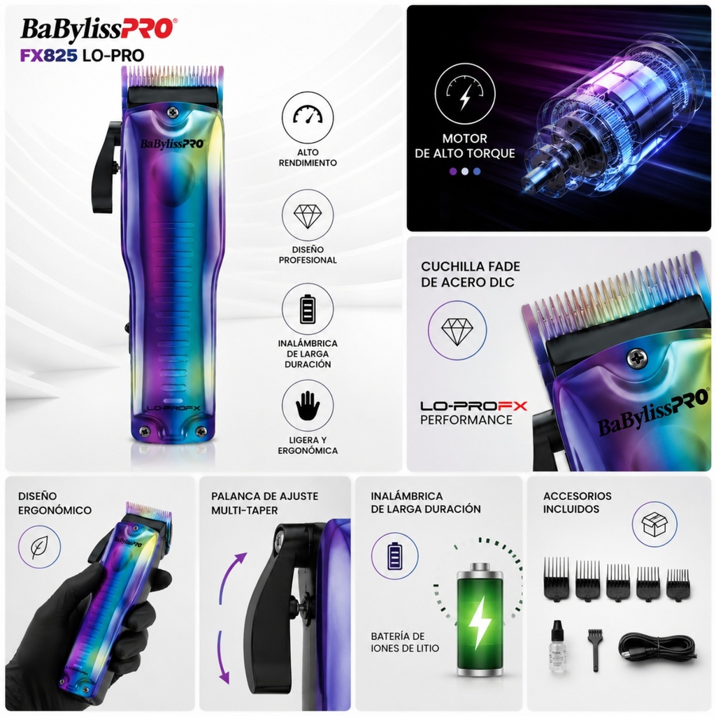 Barberology® CLIPPER FX825 LO-PRO