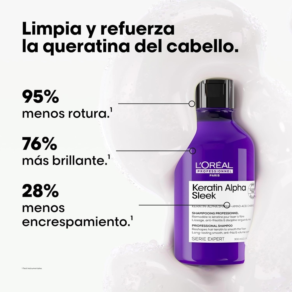 Keratin Alpha Sleek Shampoo 500 ml