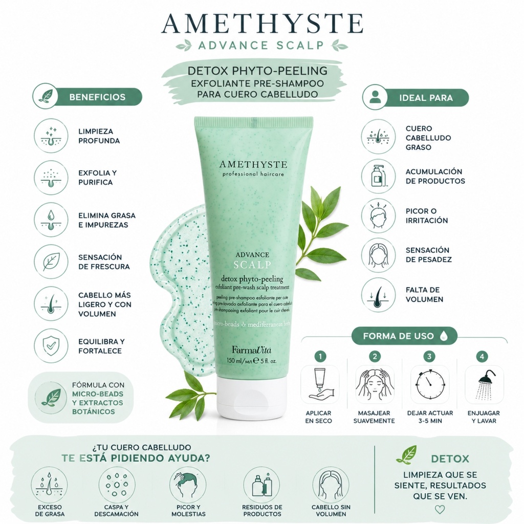 Amethyste Scalp Detox Peeling 150ml