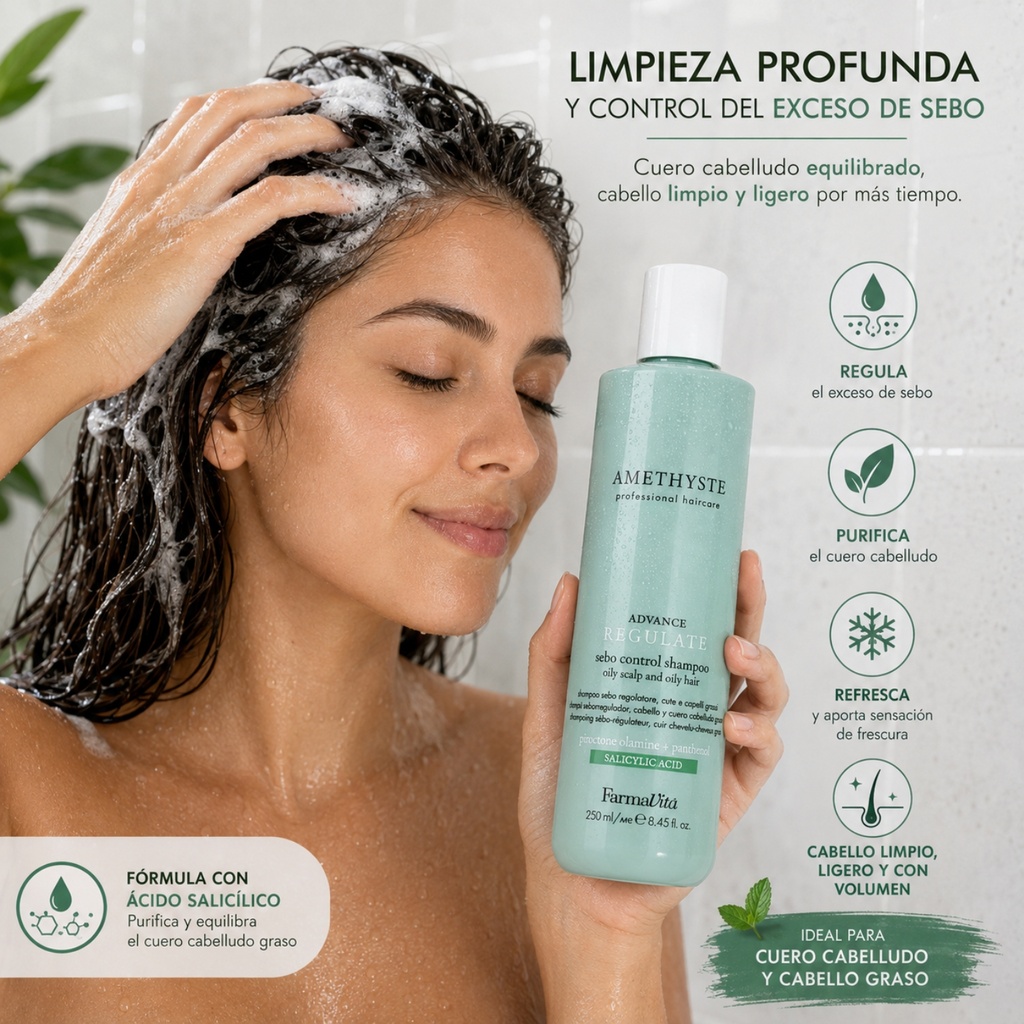 Amethyste Regulate Sebo Control Shampoo 250ml