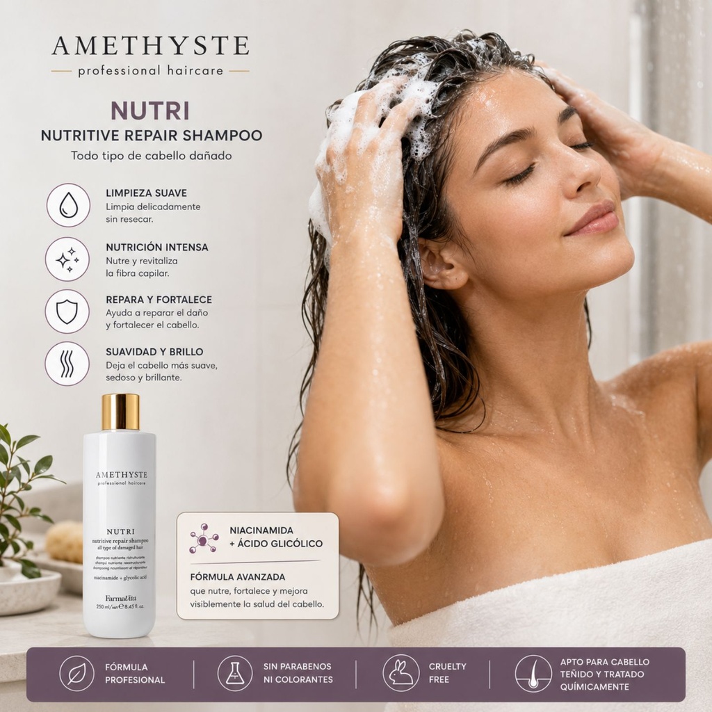 Amethyste Nutri Shampoo 250ml