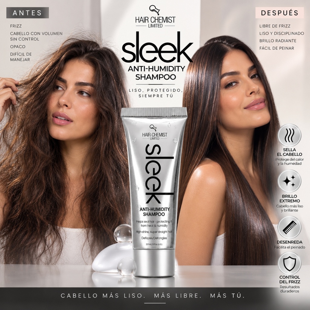 Sleek Anti Humidity Shampoo 8 oz.