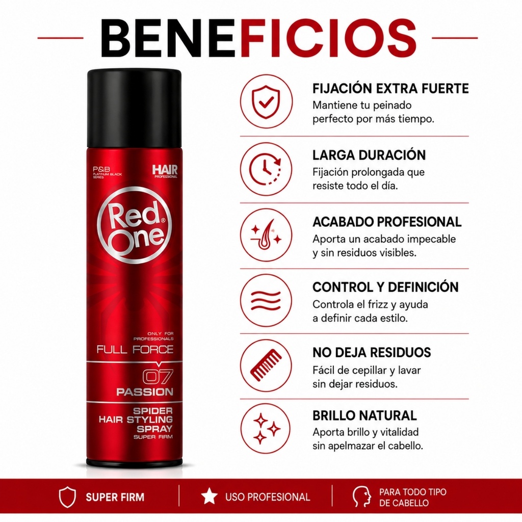 HAIR STYLING SPRAY FULL FORCE PASSION 400ML