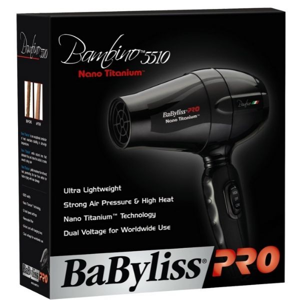 BABYLISS DRYER BLACK 1000W 