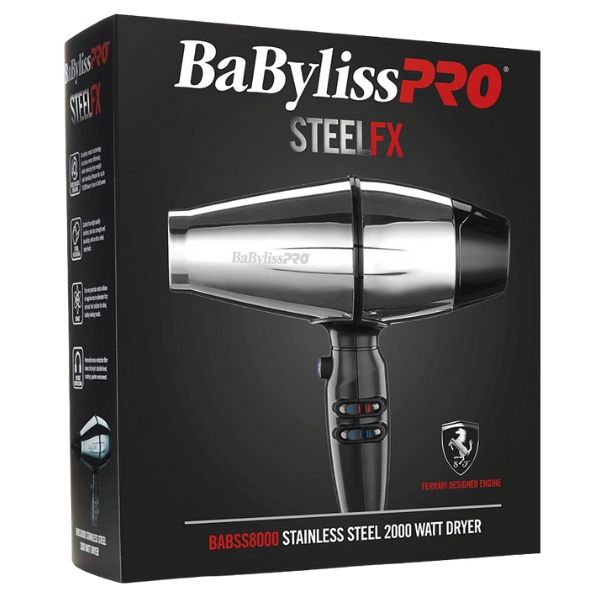 BABYLISS DRYER STAINLESS STEEL 