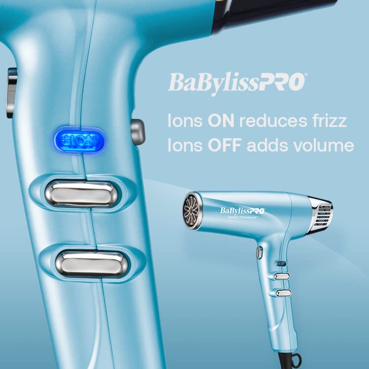 BaBylissPRO® BLOWER DE ALTA VELOCIDAD CON DUAL IONIC PROFESIONAL