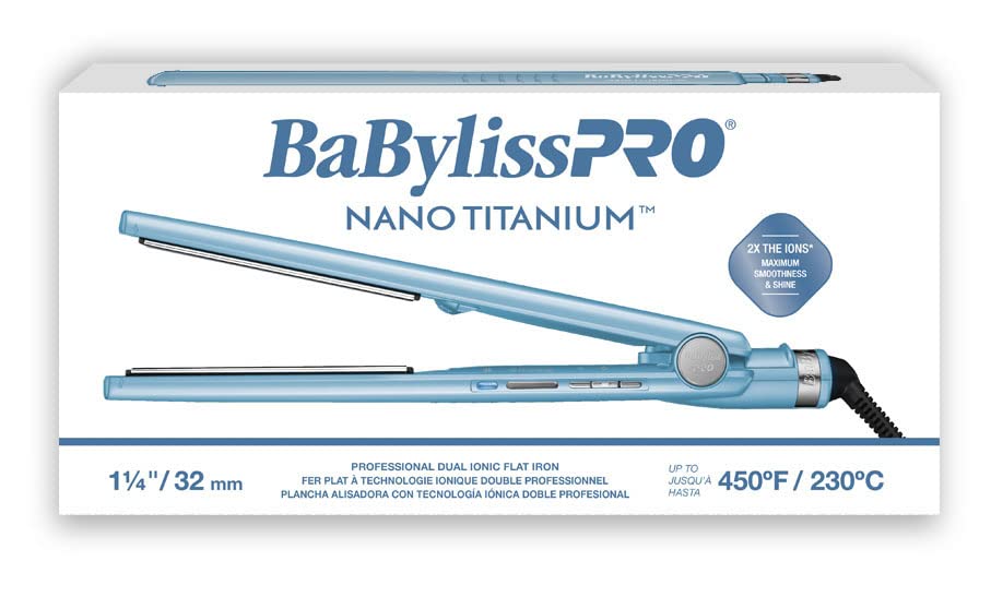 BaBylissPRO® DUAL IONIC FLAT IRON 1 1/4"