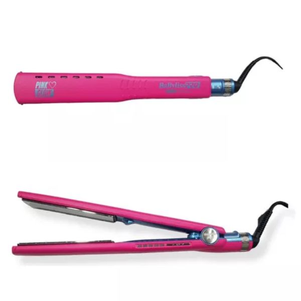 BaBylissPRO® PINK GLOW NANO TITANIUM FLAT IRON 1 1/5