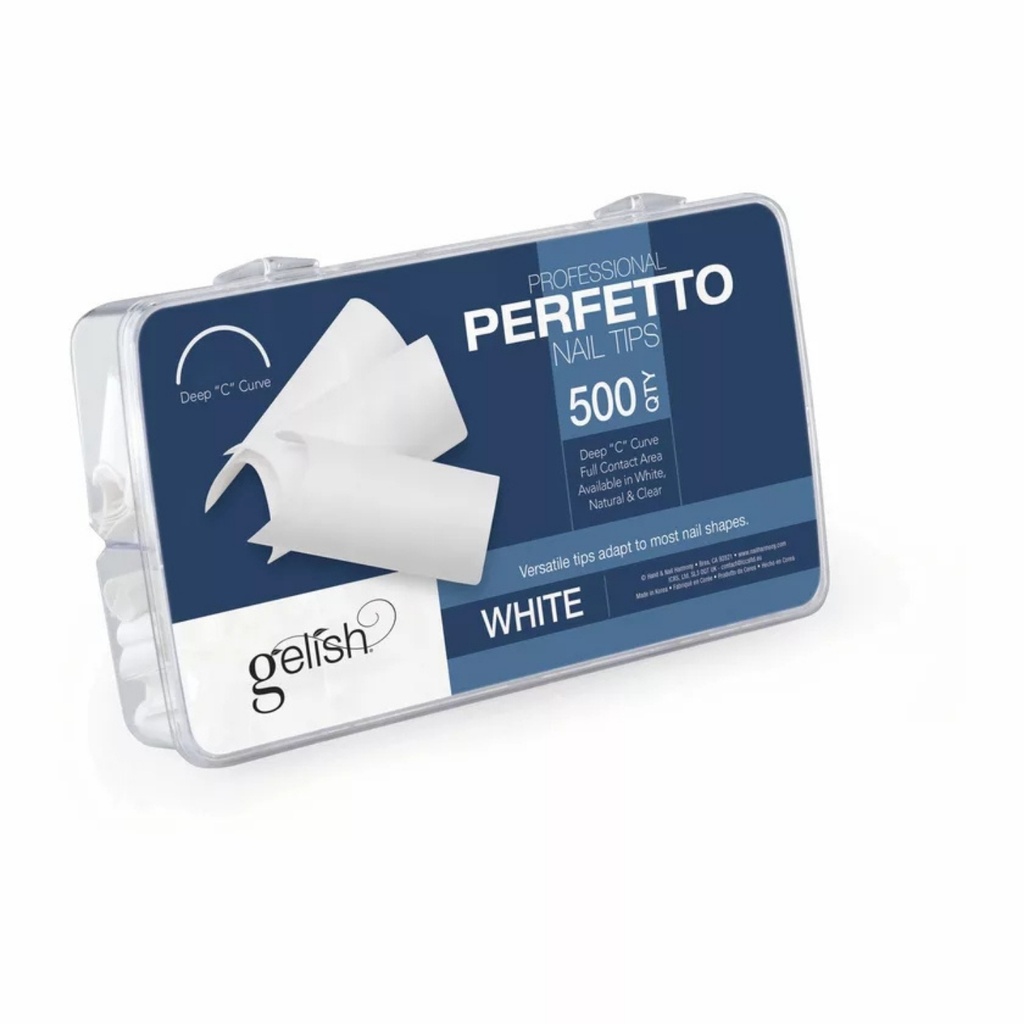 PERFETTO NAILS TIPS WHITE 500CT