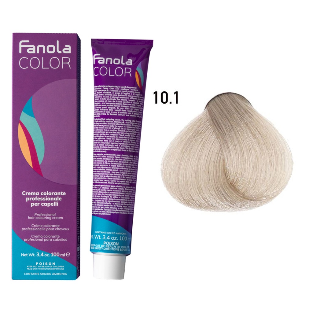 TINTE FANOLA 10.1 100ML CENIZO